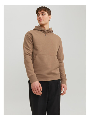 Jack&Jones Суитшърт 12208157 Бежов Relaxed Fit