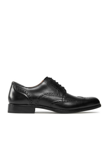 Обувки Clarks Craft Arlo Limit 261714527 Black Leather