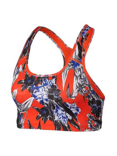 ДАМСКИ СПОРТЕН СУТИЕН NIKE SWOOSH HYP FM BRA ORANGE/BLUE
