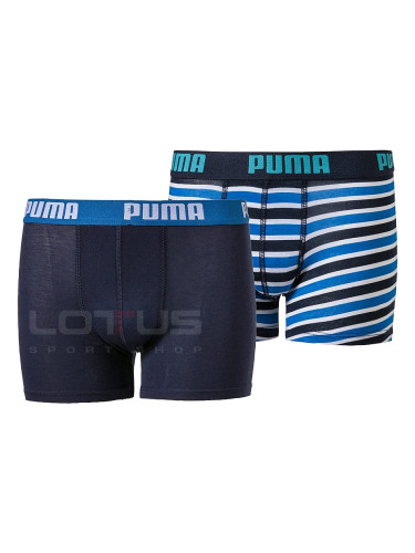 ДЕТСКИ БОКСЕР PUMA BASIC BOXER PRINTE BOXER OBSIDIAN