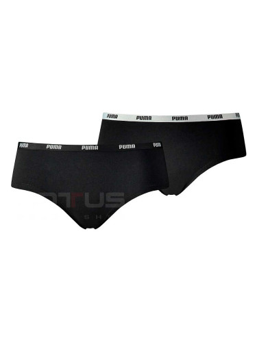 ДАМСКИ БИКИНИ PUMA ICONIC HIPSTER 2P BOXER BLACK