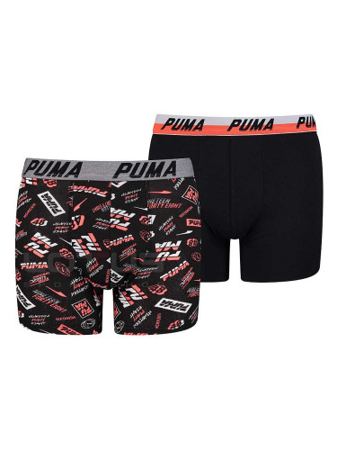 ДЕТСКИ БОКСЕР PUMA BOXER 2P SEASONAL BOXER BLACK/RED