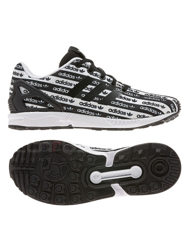 МАРАТОНКИ ADIDAS ORIGINALS ZX FLUX J BLACK