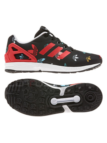 ДЕТСКИ МАРАТОНКИ ADIDAS ORIGINALS ZX FLUX J BLACK