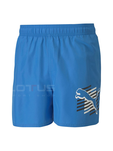 МЪЖКИ ШОРТИ PUMA ESS+ SUMMER SHORTS GRAPHIC BLUE