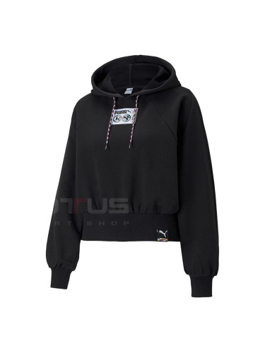 ДАМСКО ГОРНИЩЕ PUMA PI HOODIE BLACK