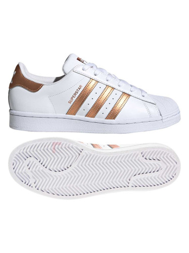 ДАМСКИ ОБУВКИ ADIDAS ORIGINALS SUPERSTAR W WHTIE/COPPER