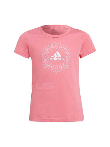 ДЕТСКА ТЕНИСКА ЗА МОМИЧЕ ADIDAS G GFX TEE 1 ROSE