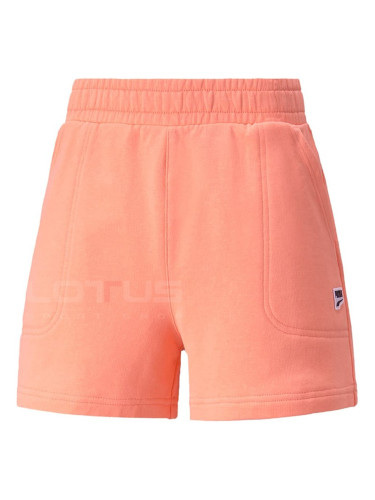 ДАМСКИ КЪСИ ПАНТАЛОНИ PUMA DOWNTOWN HIGH WAIST SHORTS TR PEACH