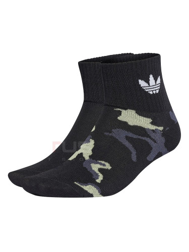 ЧОРАПИ ADIDAS CAMO MID ANKLE BLACK