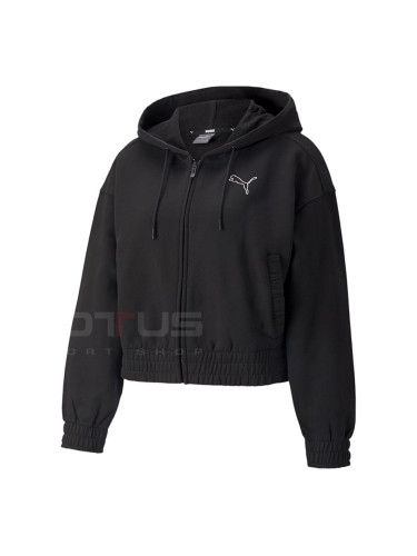 ДАМСКО ГОРНИЩЕ PUMA HER FULL-ZIP HOODIE TR BLACK