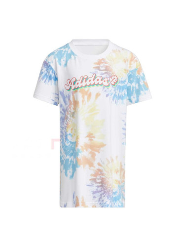 ДЕТСКА РОКЛЯ ЗА МОМИЧЕ ADIDAS LG SUM DRESS WHITE/YELLOW