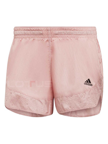 ДАМСКИ КЪСИ ПАНТАЛОНИ ADIDAS RN FAST RAD SH 4IN MAUVE