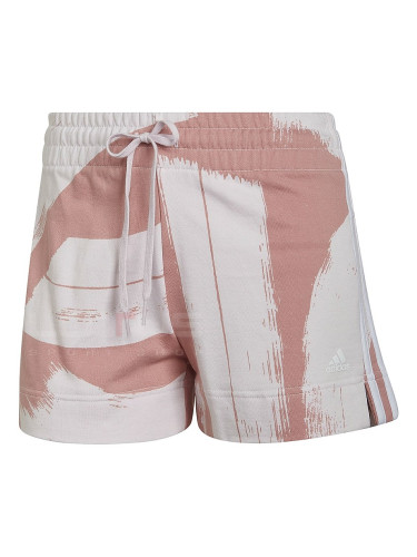 ДАМСКИ КЪСИ ПАНТАЛОНИ ADIDAS AOP SHORT PINK