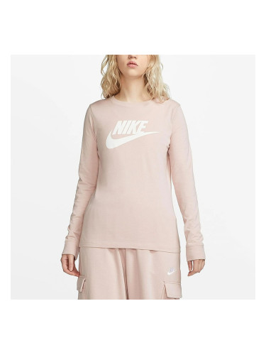 ДАМСКА БЛУЗА NIKE NSW TEE ESSNTL LS ICON FTR PINK OXFORD