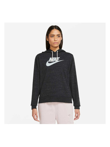 ДАМСКА БЛУЗА NIKE NSW GYM VNTG GFX EASY PO HD BLACK