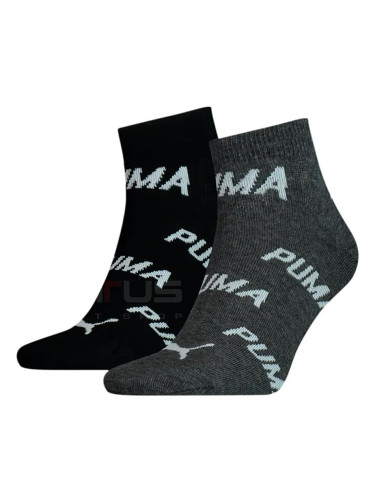 ЧОРАПИ PUMA UNISEX BWT QUARTER BLACK/GREY