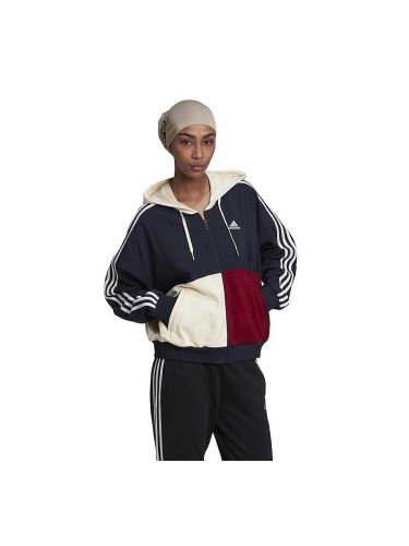 ДАМСКО ГОРНИЩЕ ADIDAS CB B FZ HDY INK/BURGUNDY