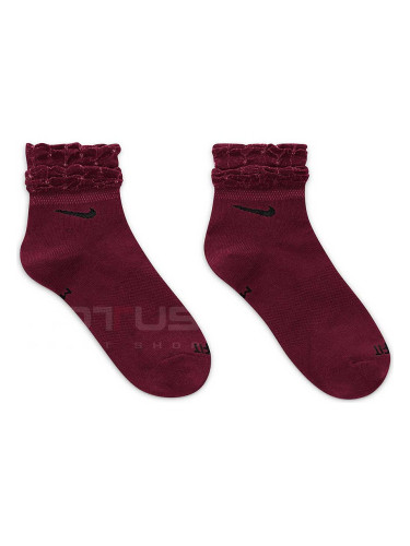 ЧОРАПИ NIKE EVERYDAY ANKLE 1PK - 144 RUFFLE SHU BEETROOT
