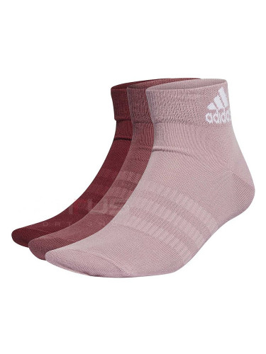 ЧОРАПИ ADIDAS LIGHT ANK 3PP CRI/MAUVE/RED