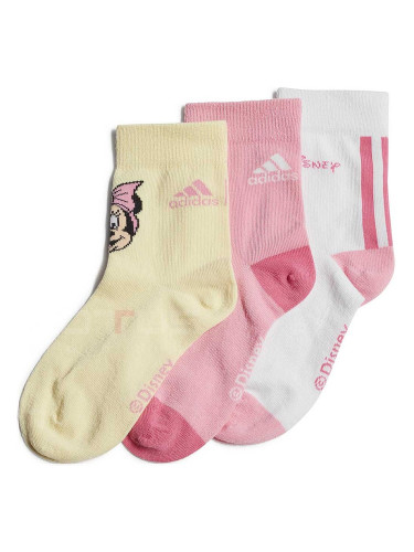 ДЕТСКИ ЧОРАПИ ADIDAS DISNEY MD SOCK YELLOW/PINK/WHITE