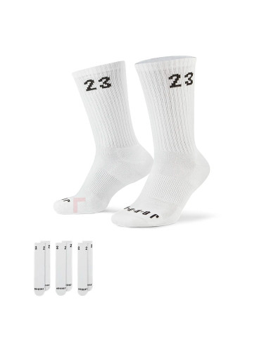 ЧОРАПИ NIKE JORDAN ESSENTIAL CREW 3PR WHITE