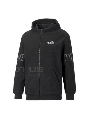 МЪЖКО ГОРНИЩЕ PUMA POWER WINTERIZED FULL-ZIP HOODIE BLACK