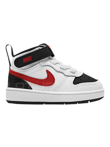 ДЕТСКИ ОБУВКИ NIKE COURT BOROUGH MID 2 (TDV) WHITE/RED