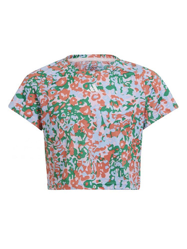 ДЕТСКА ТЕНИСКА ЗА МОМИЧЕ ADIDAS G TR-ES AOP TEE PINK/BLUE