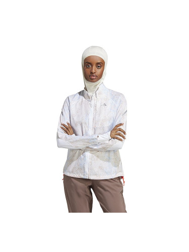 ДАМСКО ЯКЕ ADIDAS FAST JKT AOP WHITE/ALUMIN