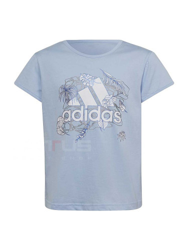 ДЕТСКА ТЕНИСКА ЗА МОМИЧЕ ADIDAS SUM T BLUE