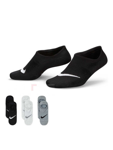 ЧОРАПИ NIKE EVERYDAY PLUS LTWT FOOT 3PR B/W/G