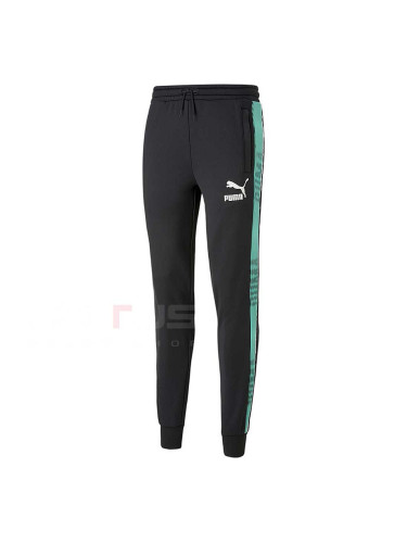 МЪЖКО ДОЛНИЩЕ PUMA T7 SPORT TRACK PANTS PT BLACK/MINT
