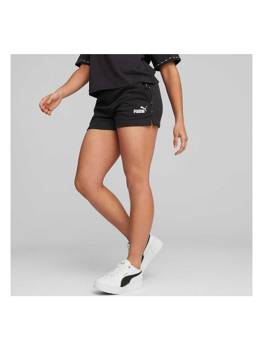 ДАМСКИ КЪСИ ПАНТАЛОНИ PUMA POWER TAPE SHORTS BLACK