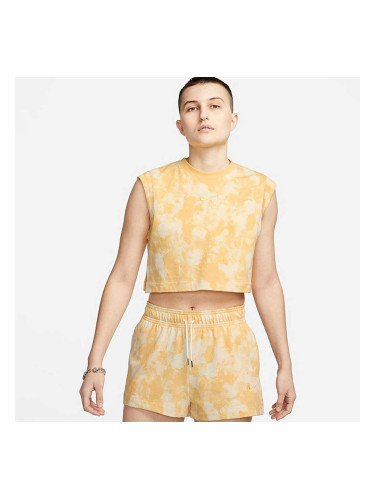 ДАМСКА ТЕНИСКА NIKE NSW WVE DYE JRSY SL TOP A3 GOLD