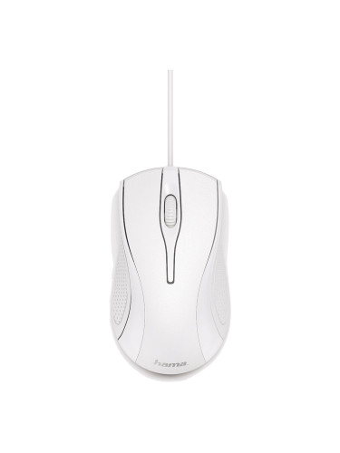 Мишка Hama MC-200 оптична USB бяла