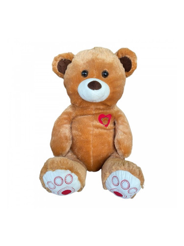 Плюшено мече Бобо, кафяво, 50 см