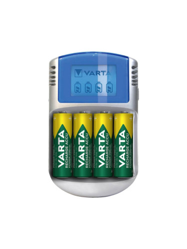 Varta 57070201451 - LCD Зарядно устройство за батерии 4xAA/AAA 2600mAh 5V