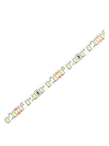 LED лента, SMD2835, 120 диода на метър, 12W/m, 24VDC, IP20, 6500К, студено бяла
