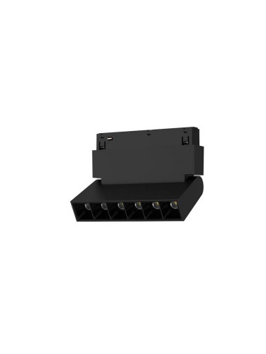 Магнитен LED прожектор за релса, 6W, 48VDC, 370lm, 4000K, неутрално бяла, BD60-03111, черен корпус