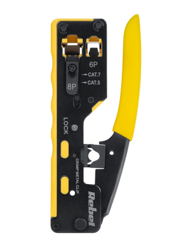 Клещи RB-1006 за кербоване на RJ45 и RJ12 LAN букси, CAT7, CAT6, CAT5