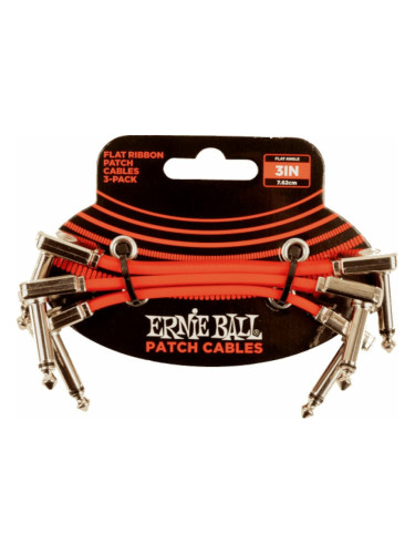 Ernie Ball Flat Ribbon Patch Cable 7,5 cm Ъглов - Ъглов Пач кабел