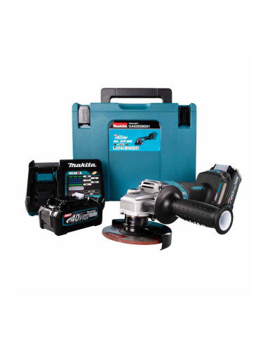 Ъглошлайф акумулаторен безчетков Makita GA029GM201, 40V, 2x4Ah, XGT, 125 мм
