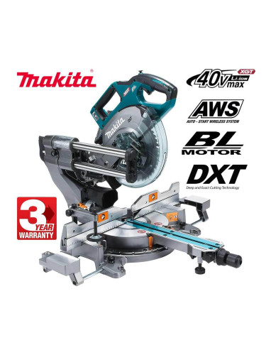 Циркуляр акумулаторен, настолен, с герунг, Makita LS002GZ01, 40V, XGT, 216 мм