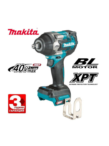 Гайковерт акумулаторен, безчетков, Makita TW007GZ, 40V, XGT, 1100Nm, 1/2"