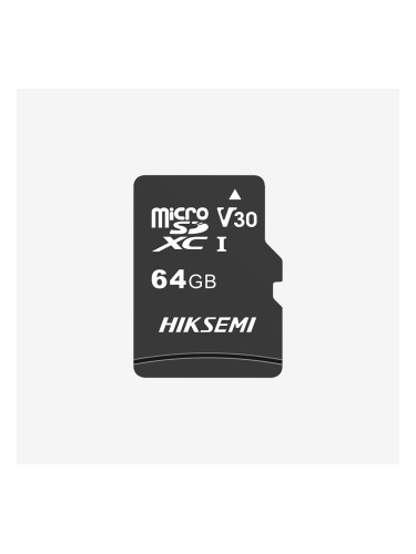 Памет HIKSEMI microSDXC 64G, Class 10 and UHS-I TLC, Up to 92MB/s read