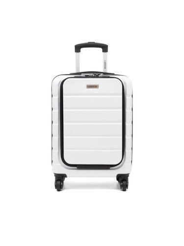 Lasocki Самолетен куфар за ръчен багаж WAL-S-08WHITE-04 Бял