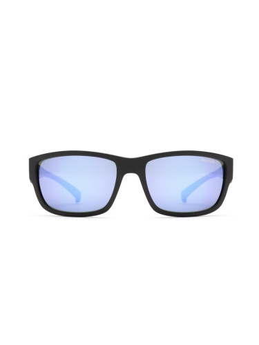 Arnette Bushwick 0AN 4256 01/22 62 - правоъгълна слънчеви очила, мъжки, черни, поляризирани огледални