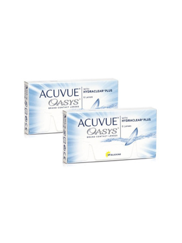 Acuvue Oasys (12 лещи) - двуседмични контактни лещи, силикон-хидрогелови сферични и асферични, Senofilcon A