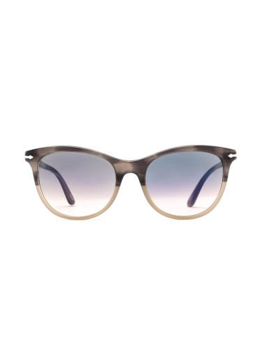 Persol Po3190S 106532 54 - квадратна слънчеви очила, дамски, сиви
